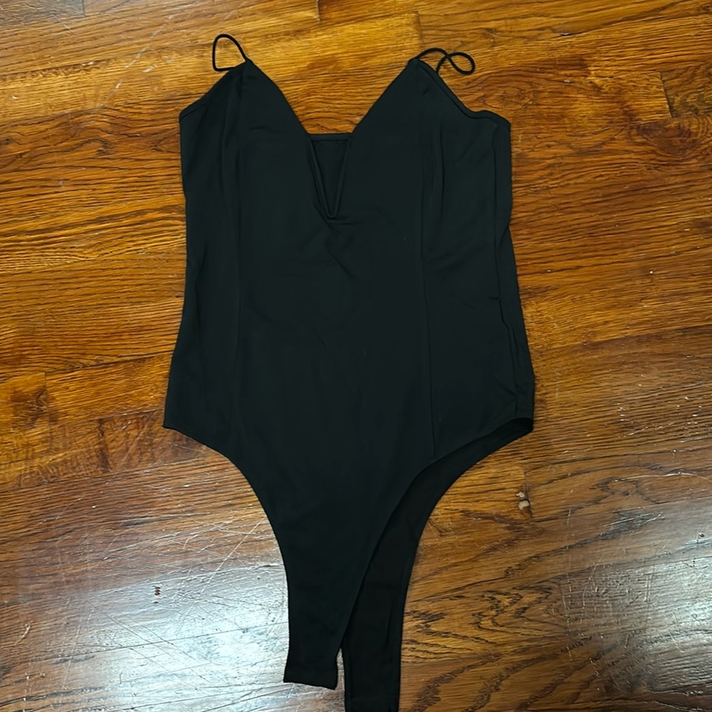 Black body suit tank top